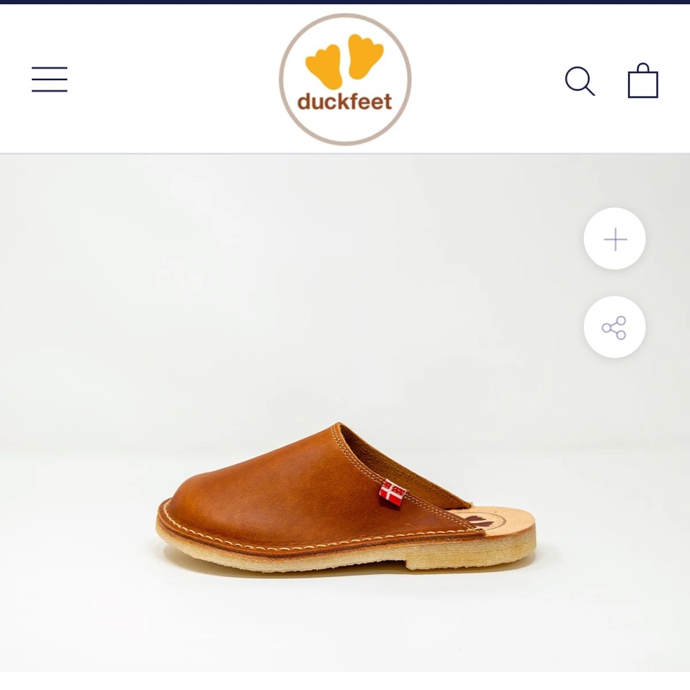 Duckfeet leather slip on BLÅVAND